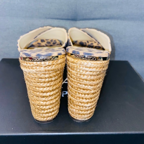 Jimmy Choo Dovina Leopard Wedge (NWT)! - Picture 5 of 9